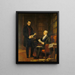 Le duc de Wellington avec le colonel Gurwood à Apsley House - Andrew Morton — gerahmtes Bild an der Wand