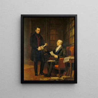 Andrew Morton - The Duke of Wellington with Colonel Gurwood at Apsley House.webp