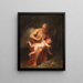 Le temps coupe les ailes de Cupidon - Andries Cornelis Lens — gerahmtes Bild an der Wand