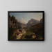 Berglandschaft - András Mark — gerahmtes Bild an der Wand