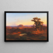Hirten in einer idyllischen Landschaft mit der Akropolis und Piräus im Hintergrund - András Mark — gerahmtes Bild an der Wand
