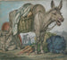 Eselbalken mit Gemüse dahinter, vor dem David und Abigail stehen - David Humbert de Superville — Ansicht des Kunstwerks
