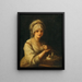 Allegorie des ehelichen Friedens - Angelica Kauffman — gerahmtes Bild an der Wand