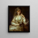 Portrait einer Dame in Vestalin - Angelica Kauffman — gerahmtes Bild an der Wand