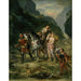 Reproduktion des Gemäldes Angelisches Gemälde und verwundeter Médor - Eugène Delacroix