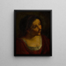 Buste de femme - Angelo Caroselli — gerahmtes Bild an der Wand