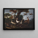 Landschaft mit Vögeln - Angelo Maria Crivelli — gerahmtes Bild an der Wand