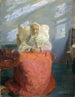 Mme Ane Brøndum dans la chambre bleue - Anna Ancher — Ansicht des Kunstwerks