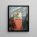 Mme Ane Brøndum dans la chambre bleue - Anna Ancher — gerahmtes Bild an der Wand