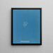 Callithamnion thuyoides - Anna Atkins — gerahmtes Bild an der Wand