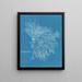 Keramikgemälde in Rot - Anna Atkins — gerahmtes Bild an der Wand
