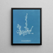 Ectocarpus landsburghii - Anna Atkins — gerahmtes Bild an der Wand