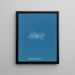 Enteromorpha compressa var. - Anna Atkins — gerahmtes Bild an der Wand