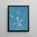 Enteromorpha ramulosa - Anna Atkins — gerahmtes Bild an der Wand