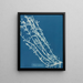 Fucus nodosus - Anna Atkins — gerahmtes Bild an der Wand