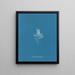 Glace cartilagineuse - Anna Atkins — gerahmtes Bild an der Wand