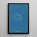 Grateloupia filicina - Anna Atkins — gerahmtes Bild an der Wand