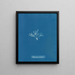 Halymenia furcellaria - Anna Atkins — gerahmtes Bild an der Wand