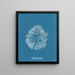 Halymenia furcellata - Anna Atkins — gerahmtes Bild an der Wand