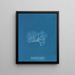 Nitophyllum punctatum - Anna Atkins — gerahmtes Bild an der Wand