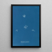Polysiphonia parasitica - Anna Atkins — gerahmtes Bild an der Wand