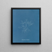 Polysiphonia subulifera - Anna Atkins — gerahmtes Bild an der Wand