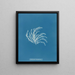 Rhodomela lycopodioides - Anna Atkins — gerahmtes Bild an der Wand