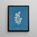 Sargasses vulgaires - Anna Atkins — gerahmtes Bild an der Wand