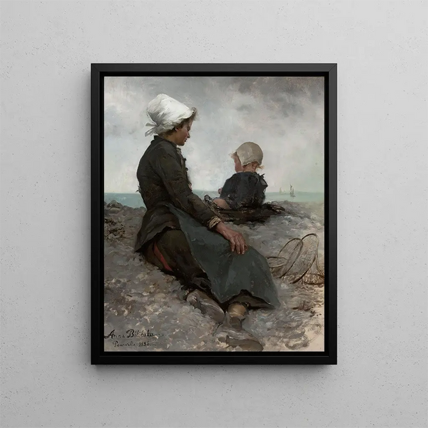 Am Meer - Anna Bilińska-Bohdanowicz — gerahmtes Bild an der Wand