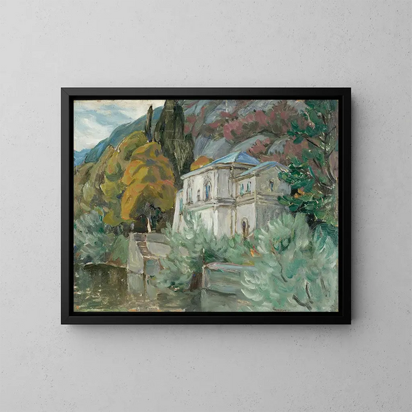Studie des Comer Sees in Italien - Anna Boberg — gerahmtes Bild an der Wand