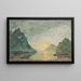 Nordnorwegische Sonnenstudie - Anna Boberg — gerahmtes Bild an der Wand