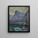 Studie des Hafens von Svolvær in der Hochsaison der Fischerei von den Lofoten - Anna Boberg — gerahmtes Bild an der Wand