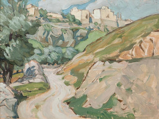 Anna Boberg - The Road to Jerusalem Study.webp
