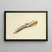 Illustrationen der britischen Mykologie Pl27 - Anna Maria Hussey — gerahmtes Bild an der Wand