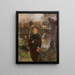 Portrait eines Boz - Anna Nordgren — gerahmtes Bild an der Wand