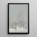 Schelfloo unter dem Schnee - Anna Nordlander — gerahmtes Bild an der Wand