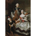 Reproduktion des Gemäldes Pierre III und Katharina II. von Russland - Anna Rosina de Gasc