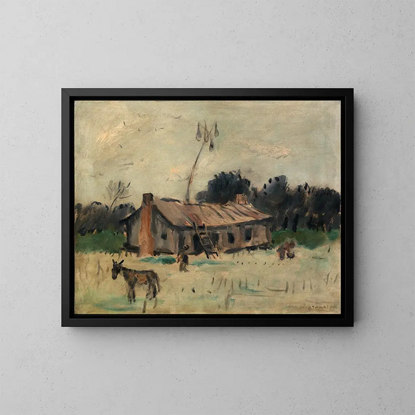 Hütte in Alabama - Anne Goldthwaite — gerahmtes Bild an der Wand