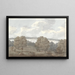 Seit dem Fenster in Cadland, 24. September 1824 - Anne Rushout — gerahmtes Bild an der Wand