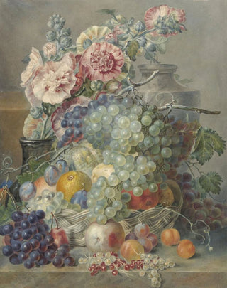 Annette Reijerman - Stilleven met vruchten en bloemen.webp