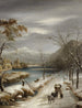 Schneefälle im Wallis - Annibale Angelini — Ansicht des Kunstwerks