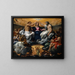 Der Krönung der Jungfrau - Annibale Carracci — gerahmtes Bild an der Wand