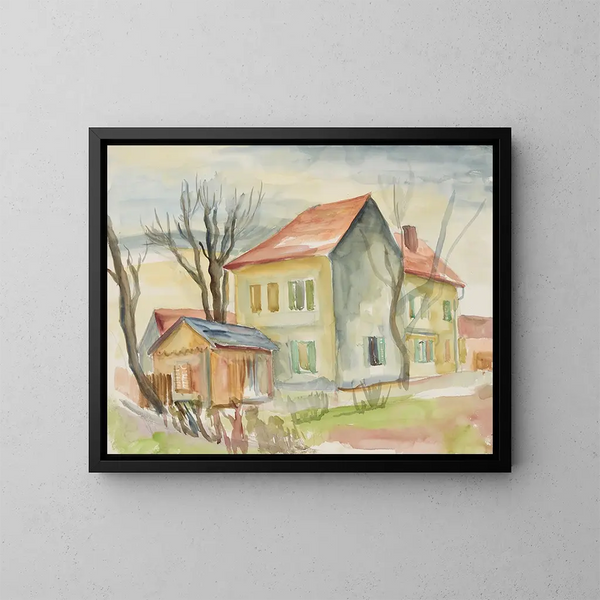 À la péage de Steinbach - Anny Dollschein — gerahmtes Bild an der Wand