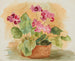 Naturmorte mit Blumen - Anny Dollschein — Ansicht des Kunstwerks