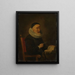 Ein Gelehrter - Anonym — gerahmtes Bild an der Wand