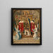 Anbetung des Sakraments - Anonym — gerahmtes Bild an der Wand
