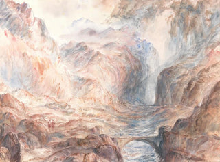 Anonymous - Alpine Landscape with Figures and Bridge.webp