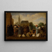 Am Markt - Anonym — gerahmtes Bild an der Wand
