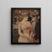 Au bal - Anonym — gerahmtes Bild an der Wand