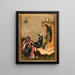 Auguste und die sibyllinische Tiburtine - Anonym — gerahmtes Bild an der Wand